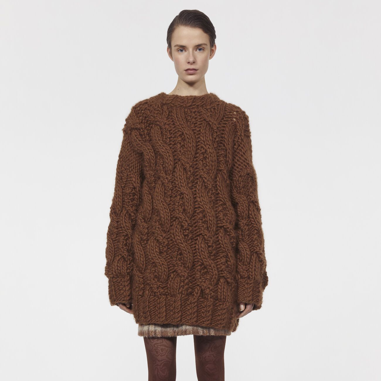 Peeters cable knitted sweater