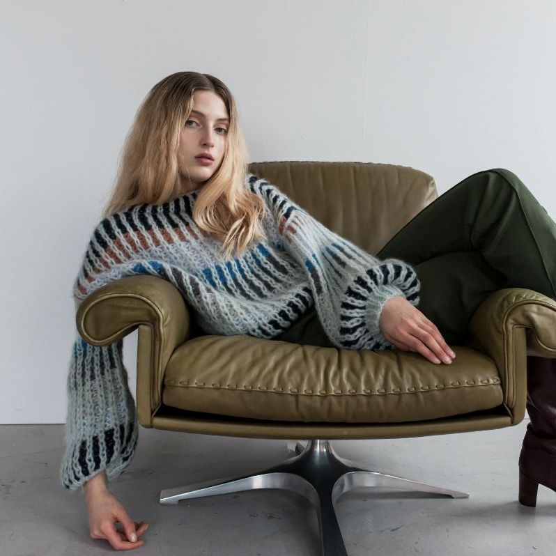 Cashmere Brioche Pullover