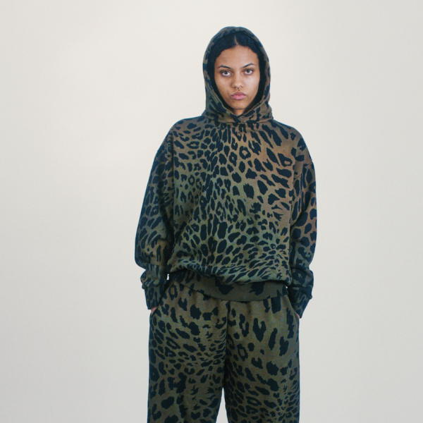 leopard tie dye hoodie