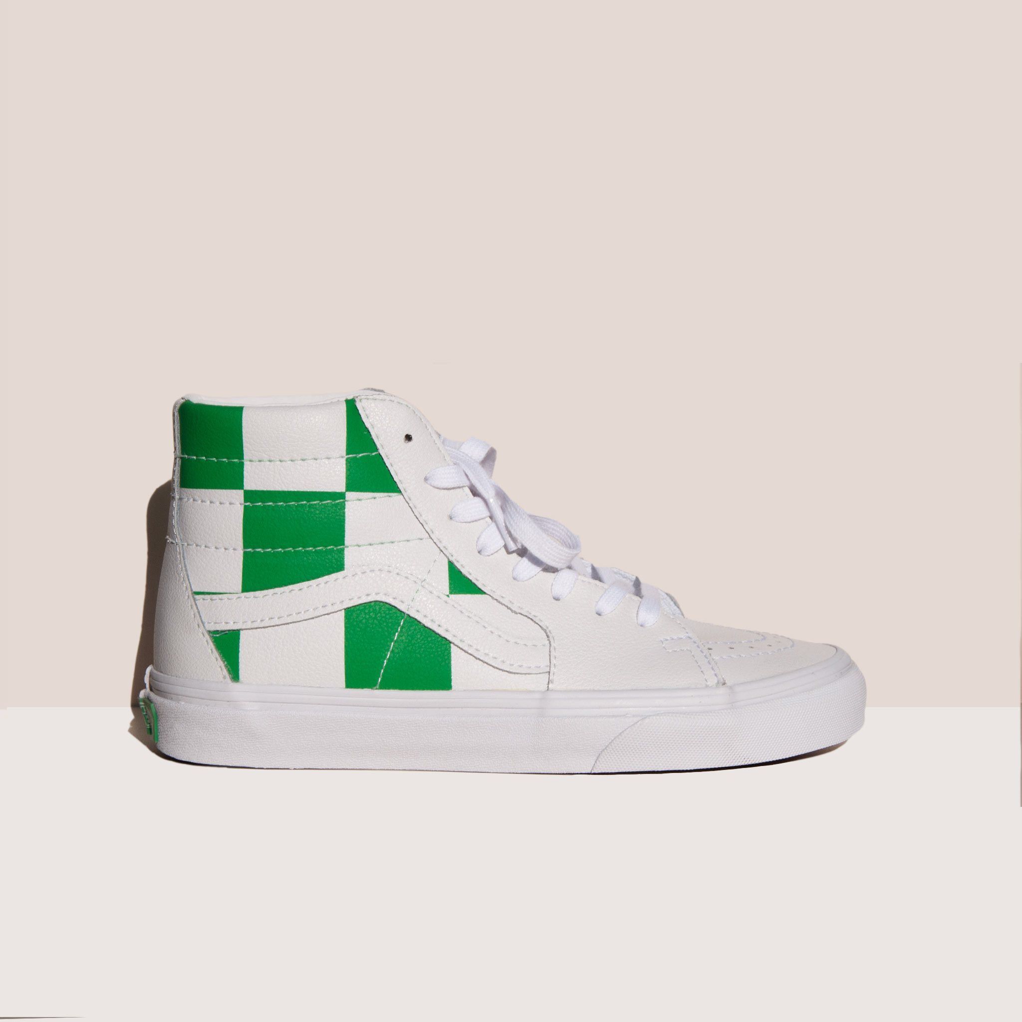 Sk8-Hi Leather Check