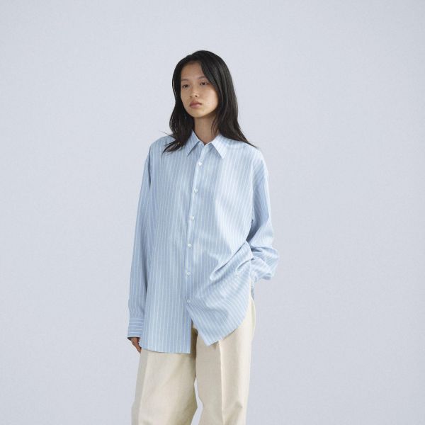 WOOL STRIPE SHIRT