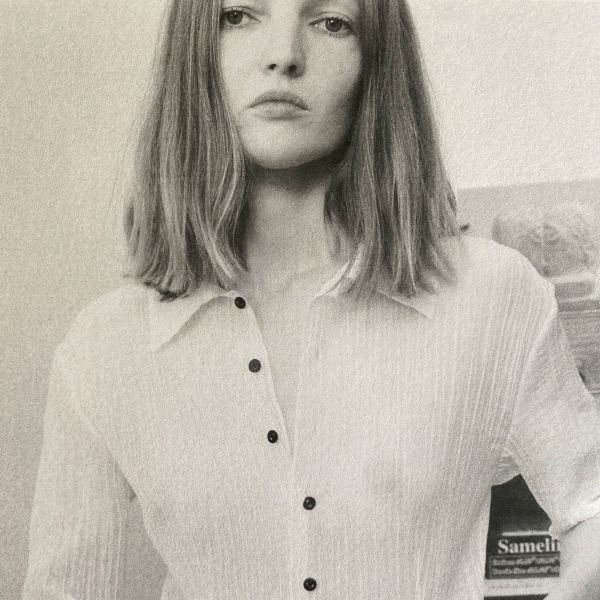 Cotton Silk Pleated Shirt