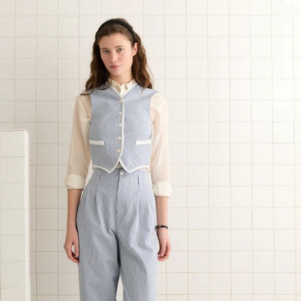 Club Stripe Waistcoat