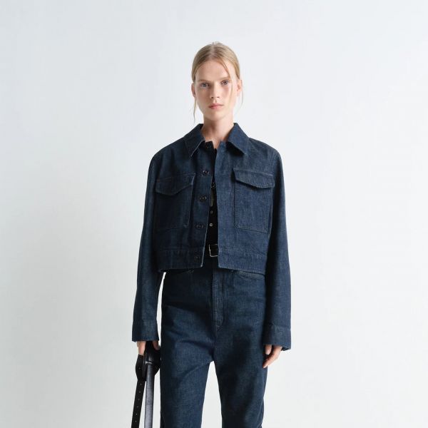 TWO POCKET CROPPED JACKET