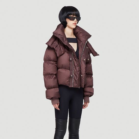 Puffer Jacket in Red