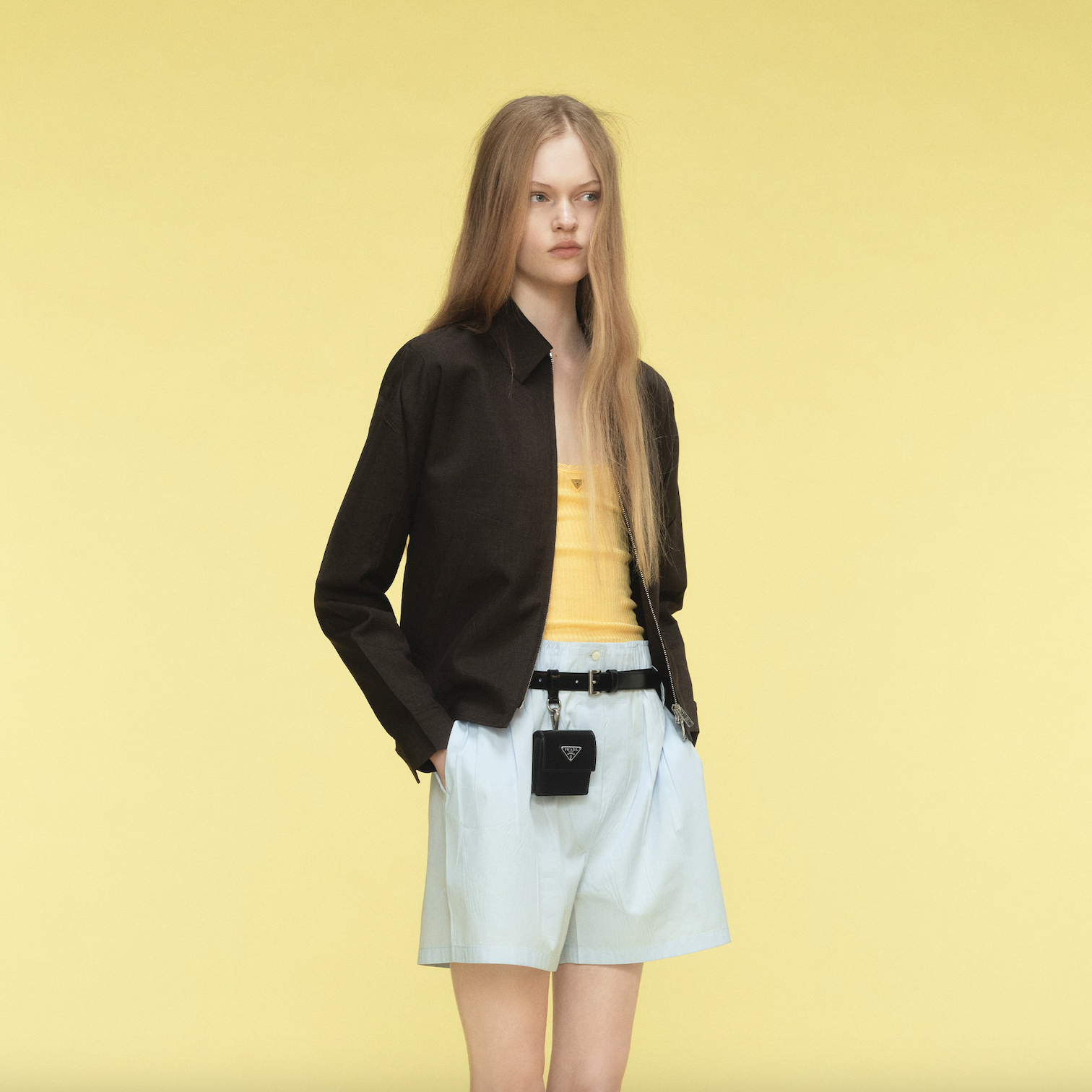 Blouson en mohair de chevreau