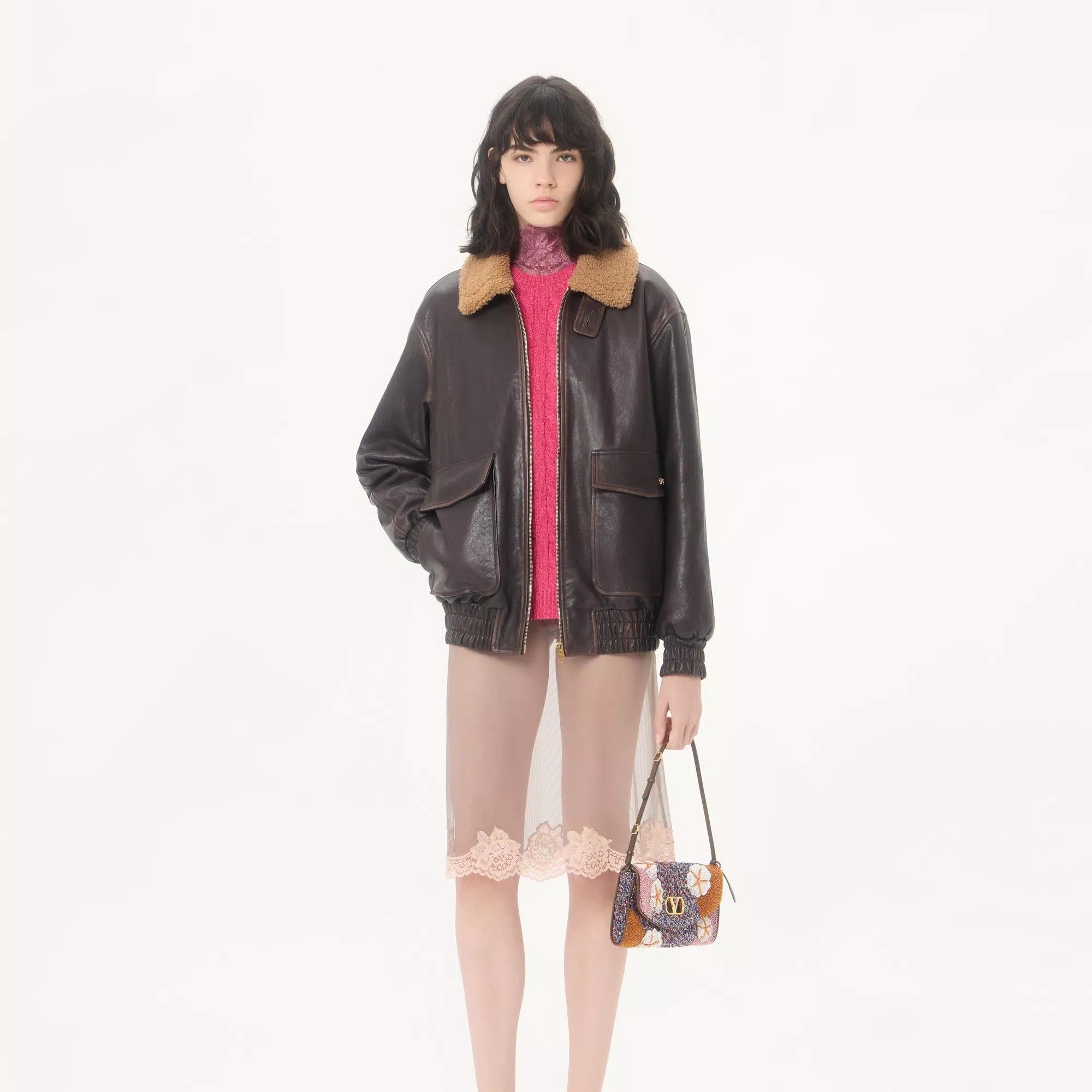 Jupe mi-longue en tulle