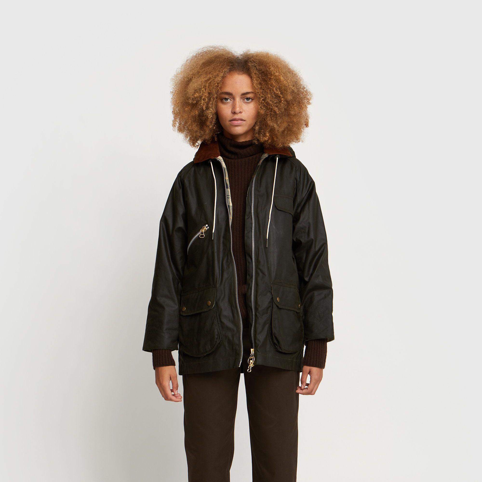 Violet Wax Cotton Jacket