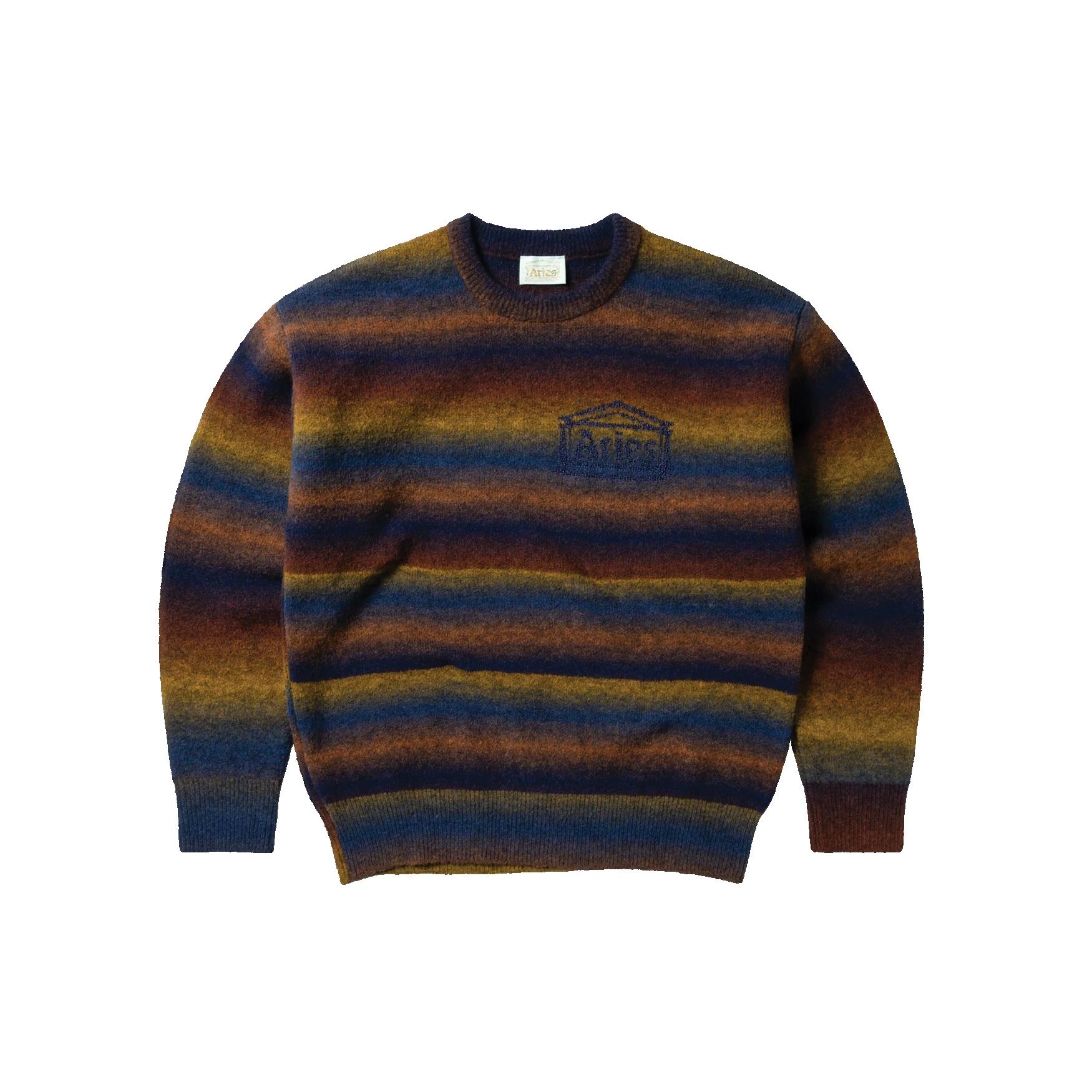 boucle space dye knit