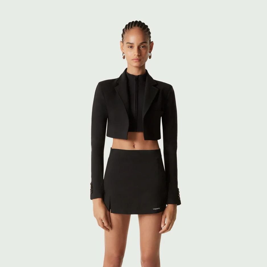 Cropped Tailored Jacket