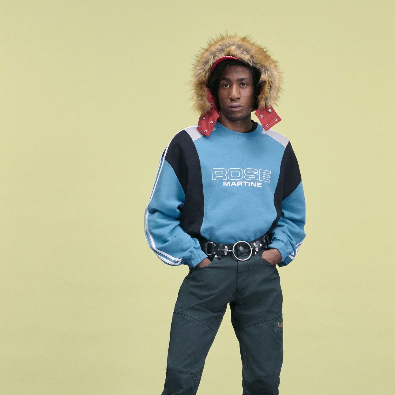 PANELLED SWEATSHIRT