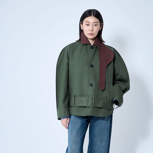 Rounded Blouson Jacket