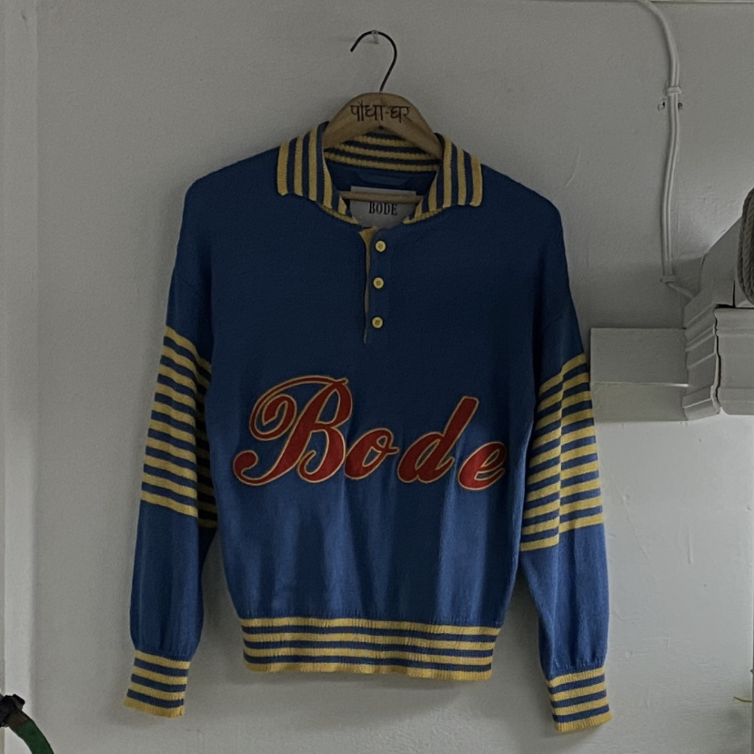NAMESAKE THREE BUTTON SWEATER