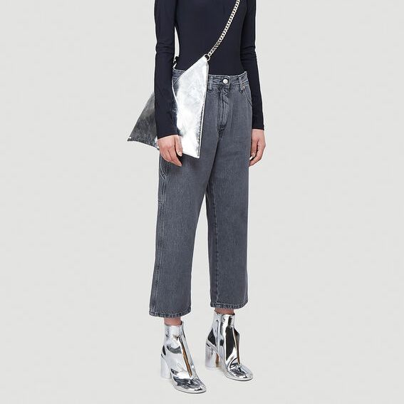 Cropped Straight-Leg Jeans