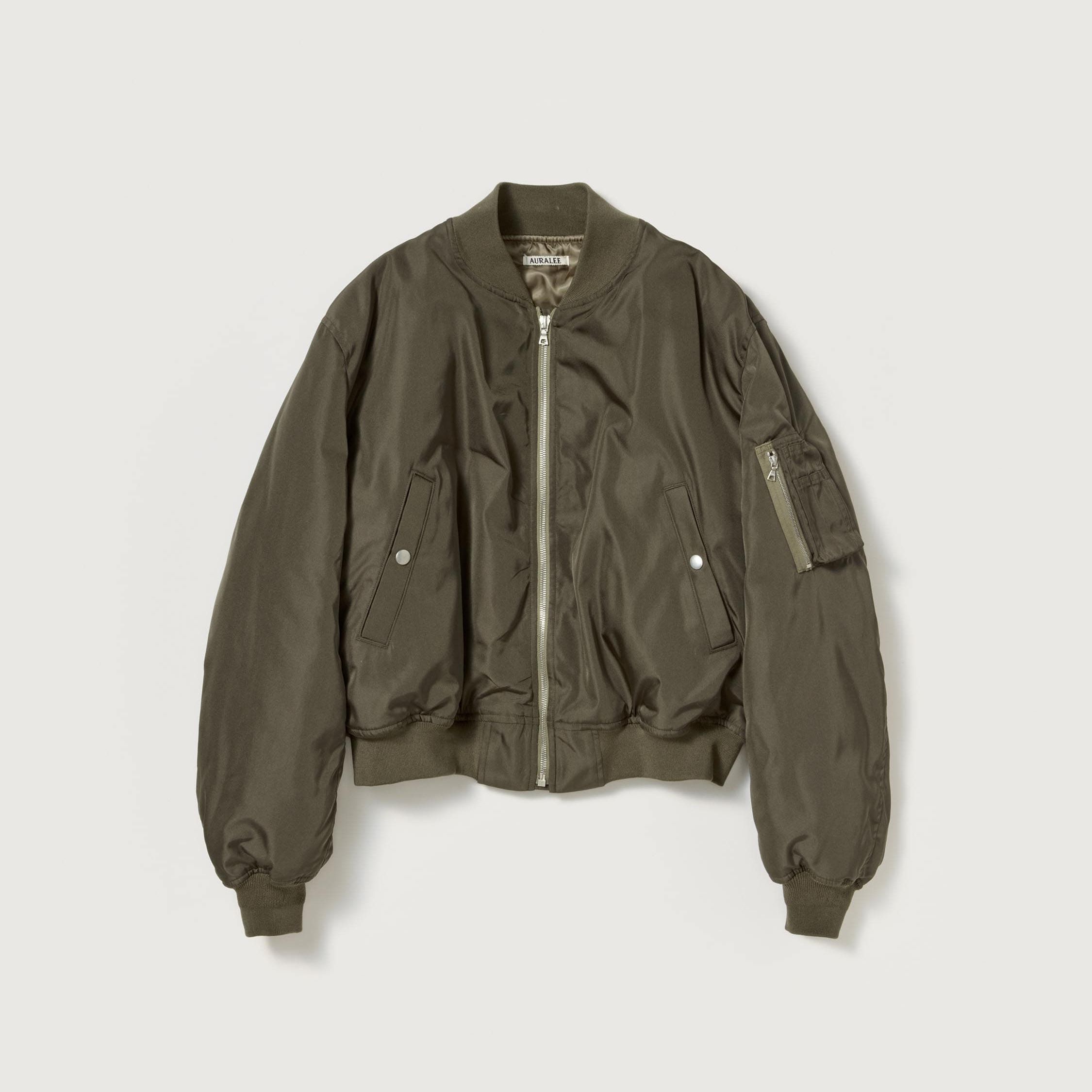 SILK TWILL FLIGHT BLOUSON