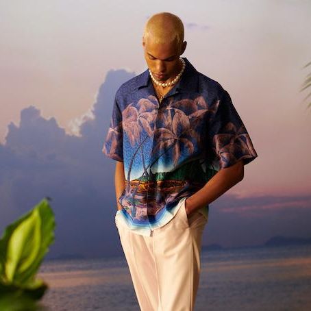 Nuit A Maui Silk Shirt